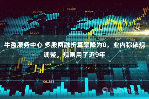 牛盈服务中心 多股两融折算率降为0，业内称依规调整，规则用了近9年