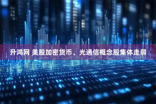 升鸿网 美股加密货币、光通信概念股集体走弱
