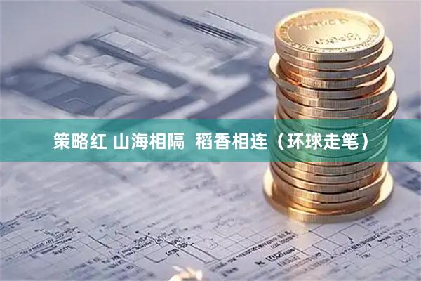 策略红 山海相隔  稻香相连（环球走笔）